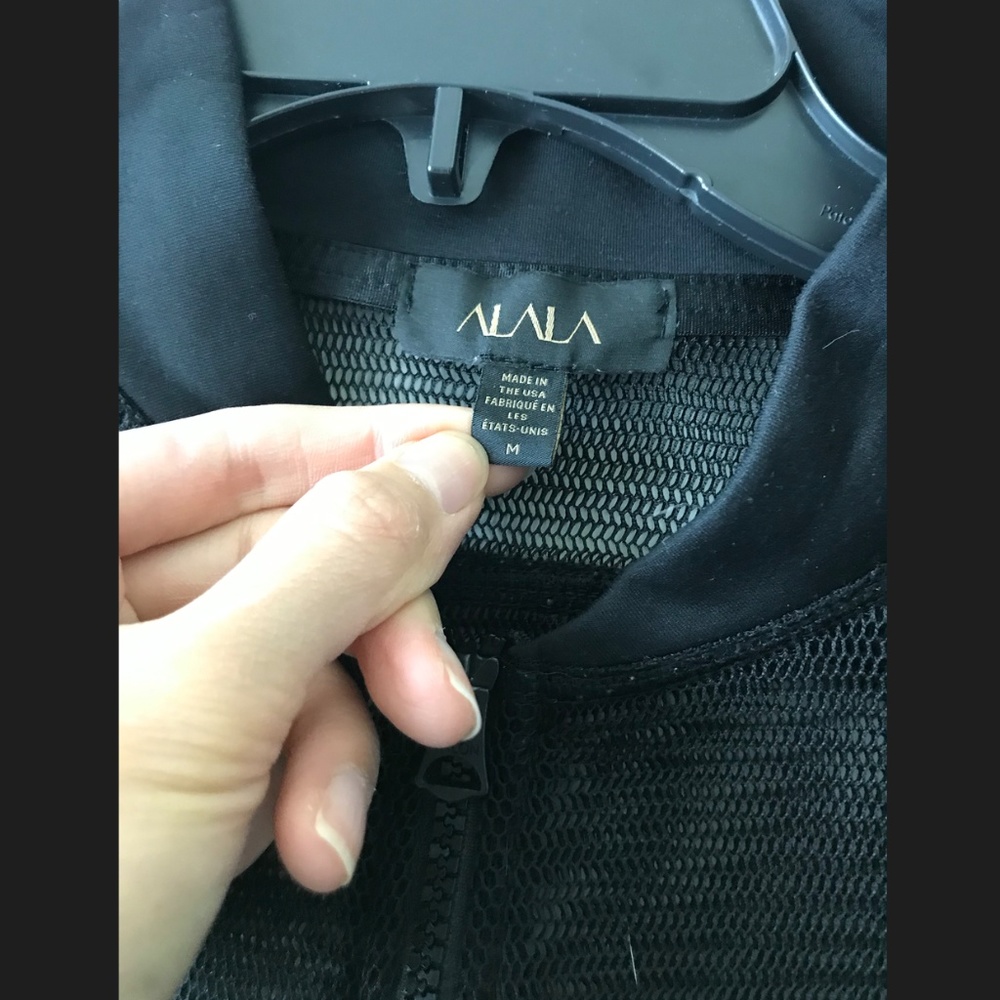 Alala athletic sheer bomber jacket